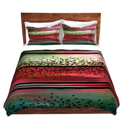 Watermelon Seeds Duvet Cover Set East Urban Home Size 1 Queen