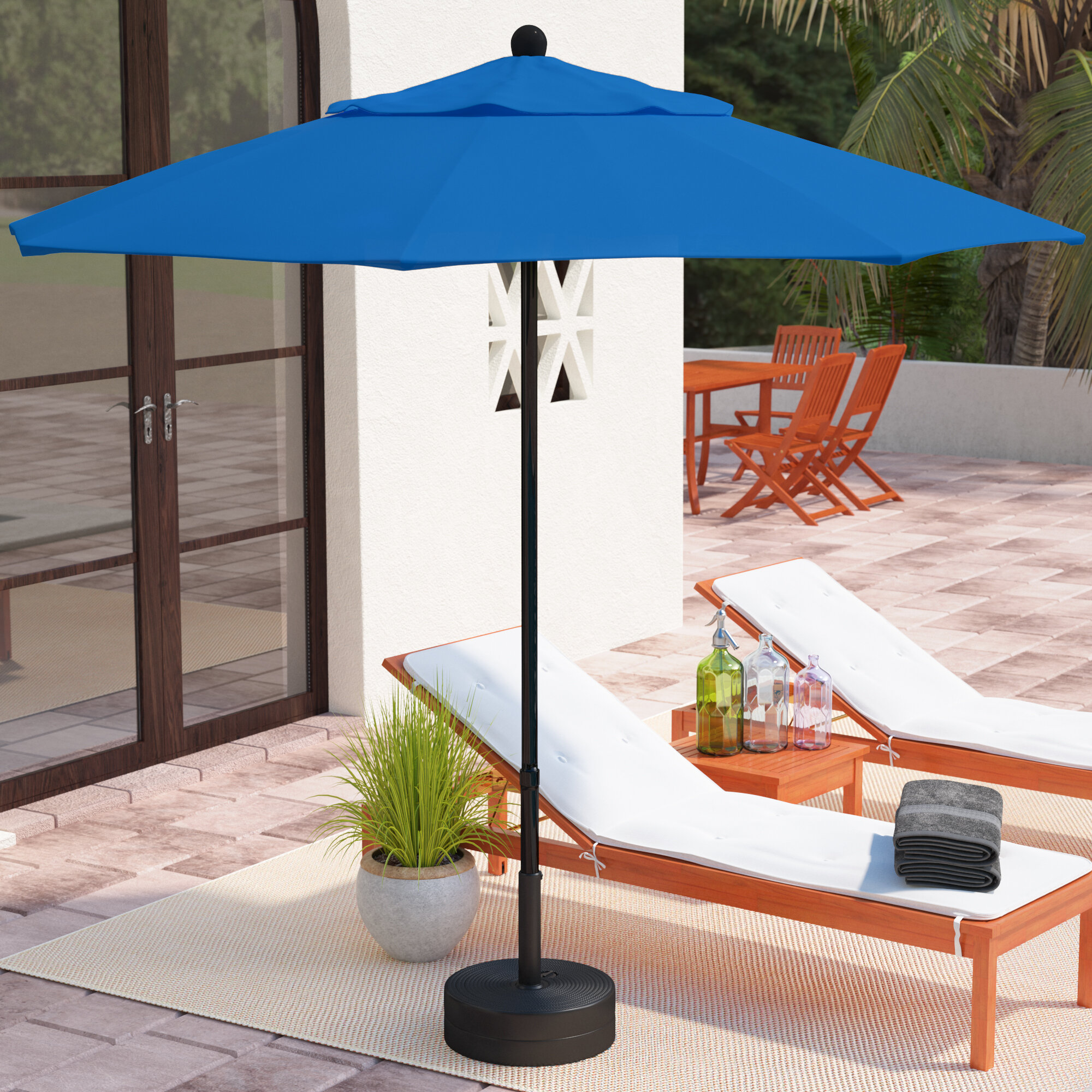 Sol 72 Outdoor Griffithville 7 5 Market Umbrella Reviews Wayfair