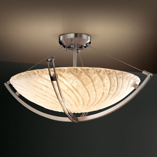 Rosecliff Heights Hornick Crossbar 3 Light Semi Flush Mount Wayfair
