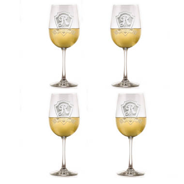 Custom Gift SET OF 2 m15 Engraved Wine Glasses 