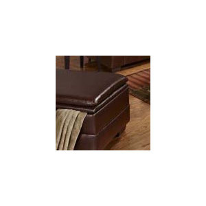 Houle Storage Leather Ottoman by Simmons Upholstery