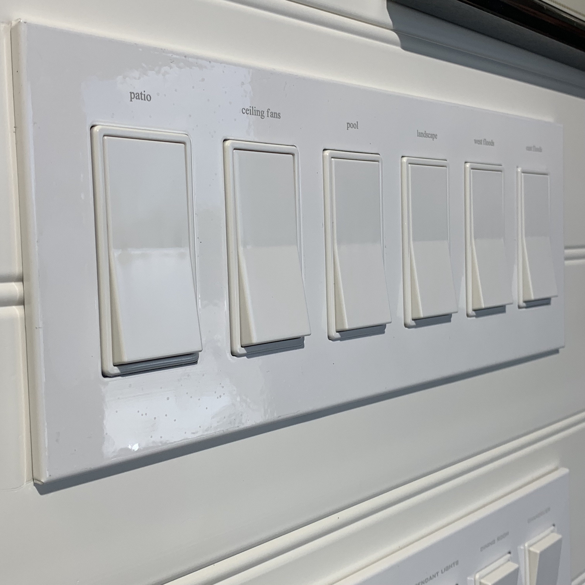 Tedstuff Clean Magnetic Cover 6 Gang Rocker Wall Plate Wayfair