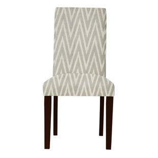 Go to store & view more images Latitude Run Beachwood Zigzag Parsons Chair (Set of 2)
