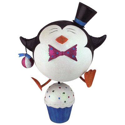 Design Toscano Cupcake Chorus Line Ginger the Penguin Figurine