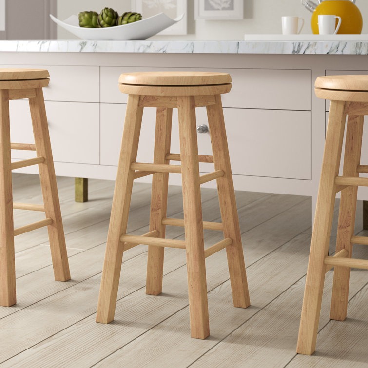 Natur Pur Breakfast 64cm Swivel Bar Stool & Reviews Wayfair.co.uk