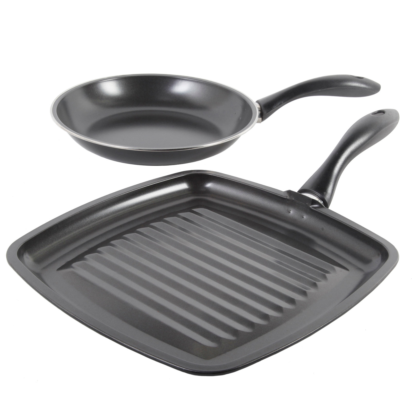 Gibson Westleton 2 Piece Cookware Set Black Wayfair
