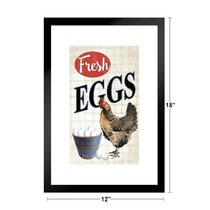 Fresh Farm Eggs Free Range Advert Cafe Kitchen Shop Large Metal Steel Sign
