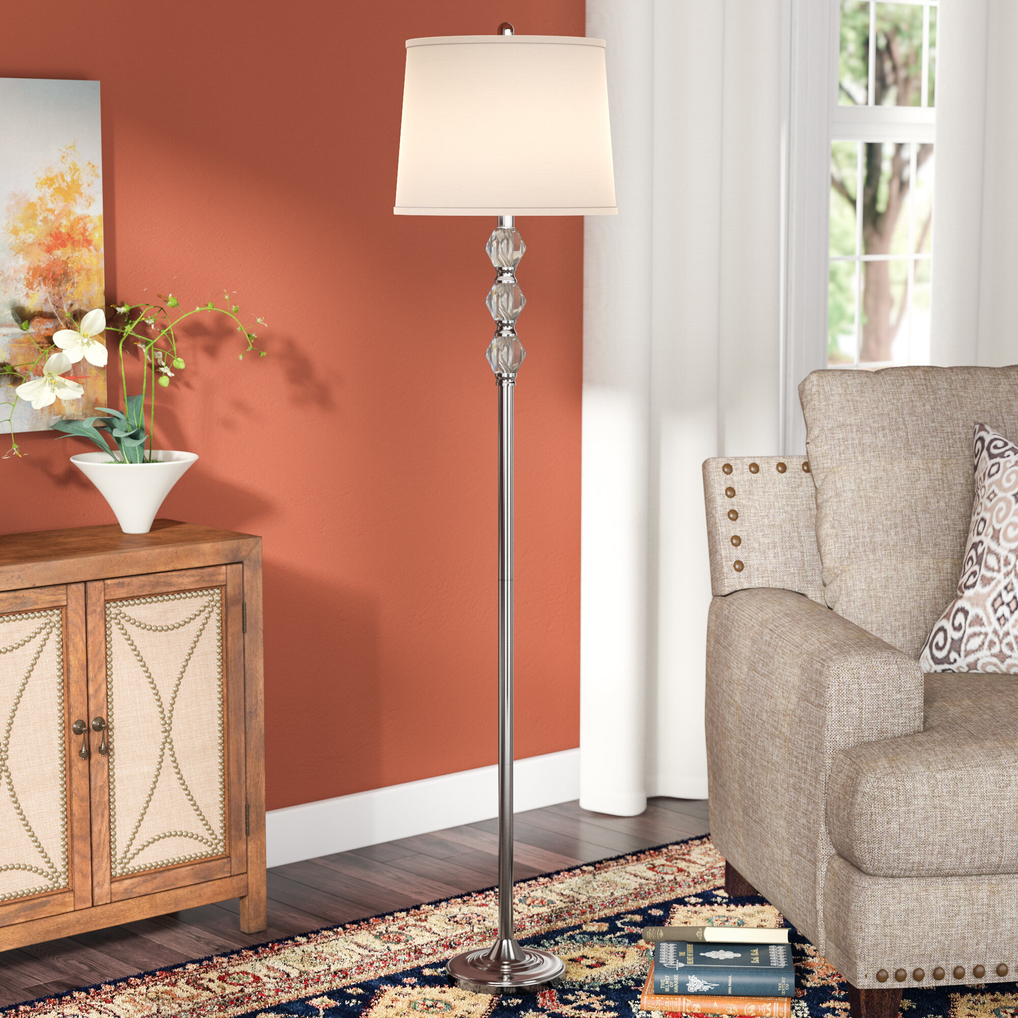 Charlton Home® Chauncey 61.75" Floor Lamp & Reviews | Wayfair