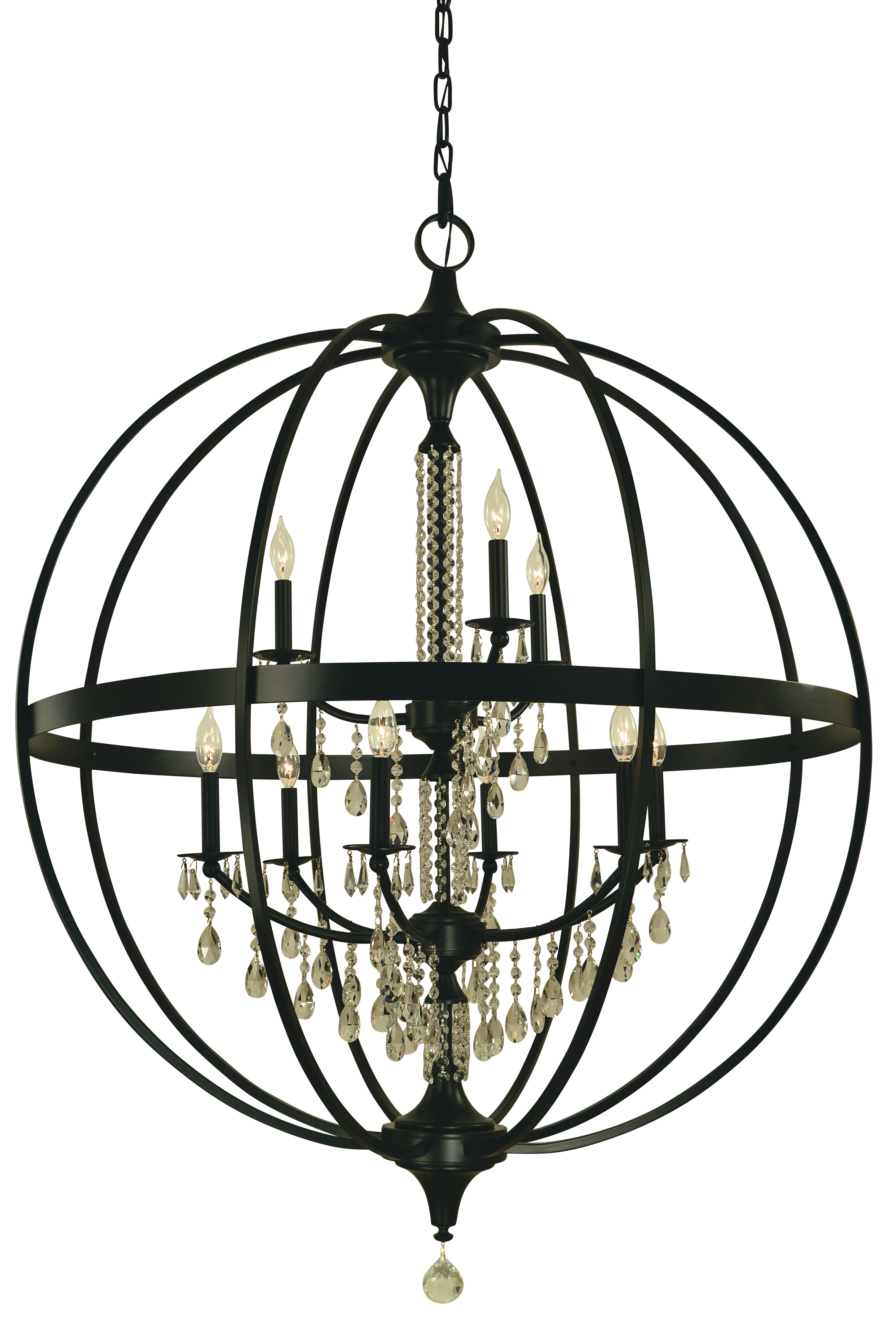 Framburg 9 Light Sphere Chandelier Wayfair