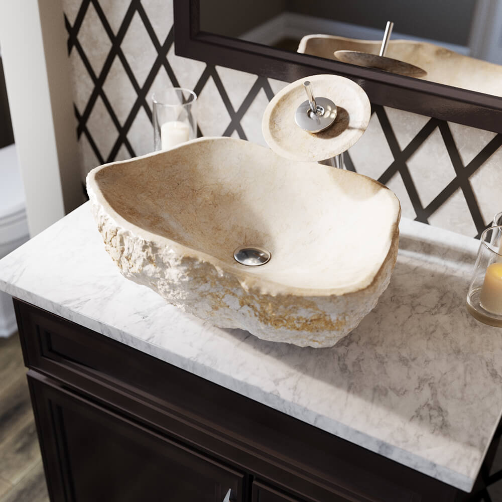 Mrdirect Galaga Stone Specialty Vessel Bathroom Sink Reviews Wayfair