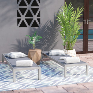 Metal Patio Chaise Lounges You\'ll Love | Wayfair Metal Patio Chaise Lounges You\'ll Love | Wayfair