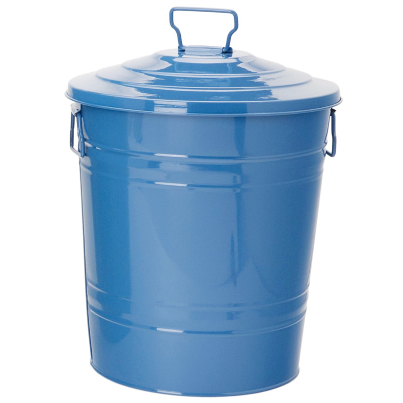 Houston International Enameled Galvanized Stainless Steel 12 Gallon Recycling Bin Wayfair