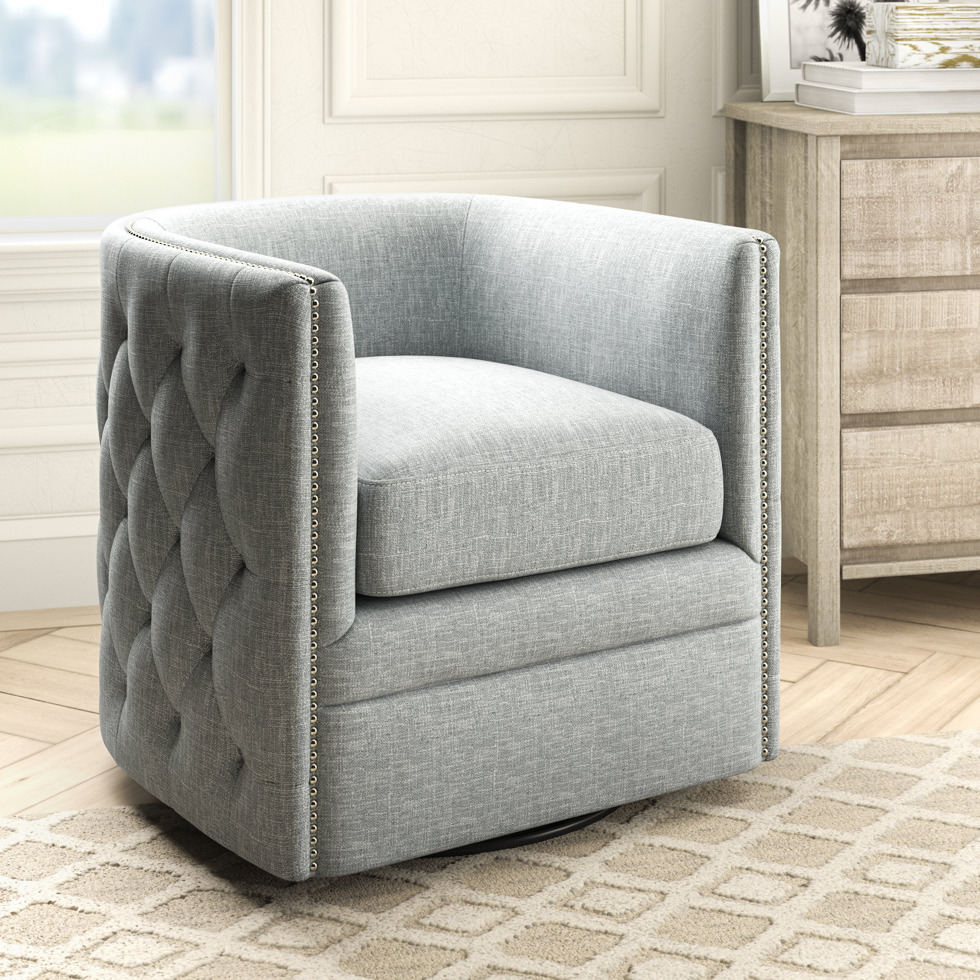 Tufted Swivel Rocker 2025