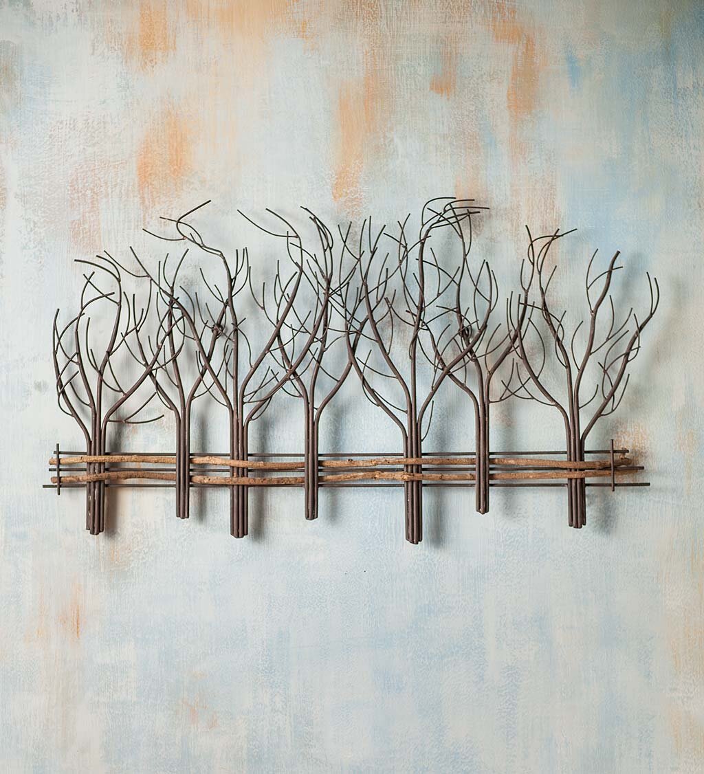 Wind & Weather Metal and Natural Vine Tree Wall Décor & Reviews