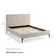 Wade Logan® Garfinkel Upholstered Platform Bed & Reviews | Wayfair