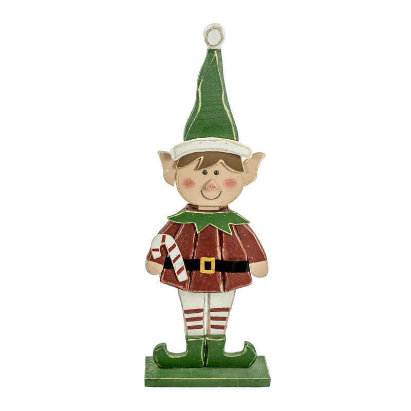 The Holiday Aisle® Boy Christmas Elf Figurine 