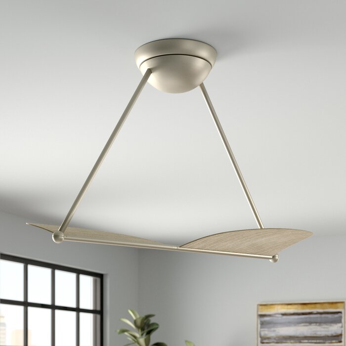 Orren Ellis 50 Alanson 2 Blade Ceiling Fan Wayfair