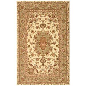Persian Court Ivory/Green Rug