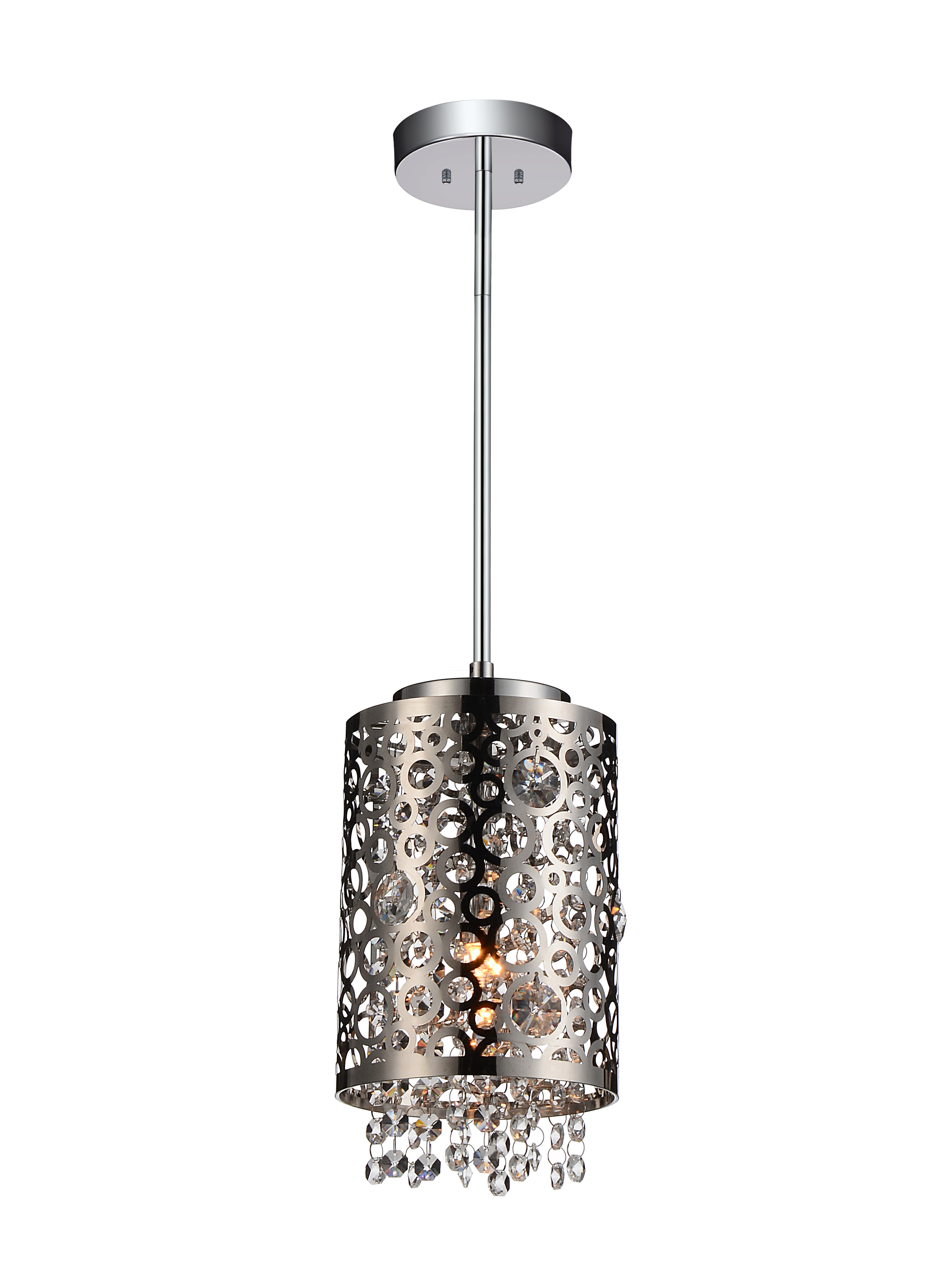 Latitude Run Zeke 1 Light Single Cylinder Pendant Wayfair