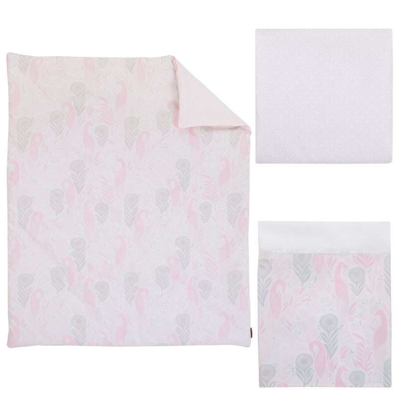 peacock baby bedding