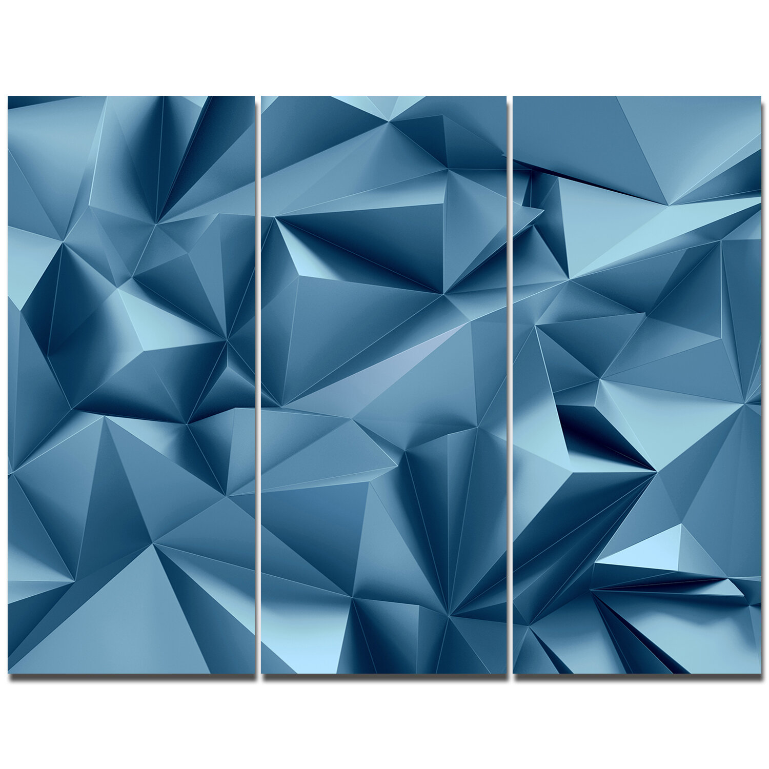 Designart 3d Abstract Geometric Background Graphic Art Multi Piece Image On Canvas Wayfair
