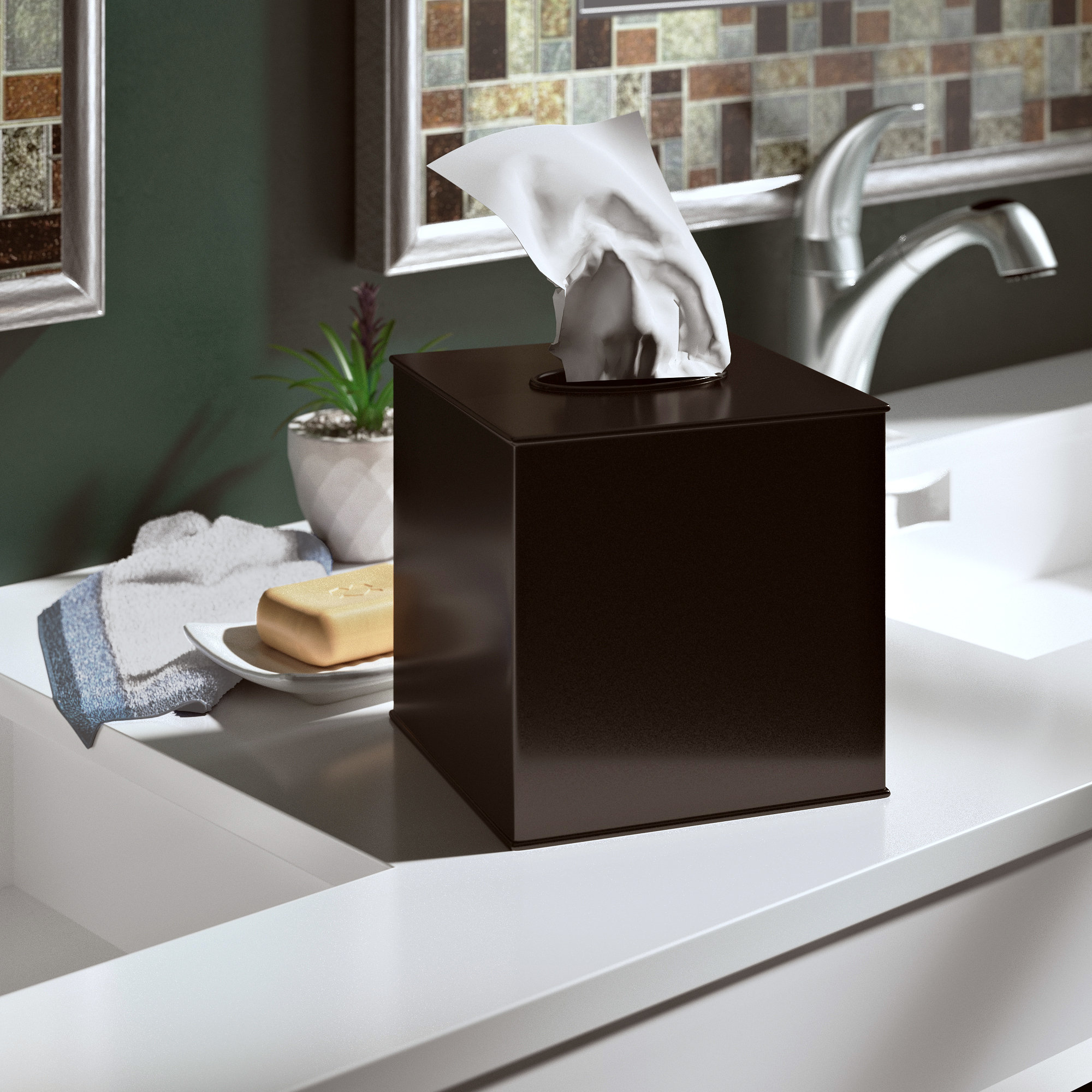 Zipcode Design Adden Boutique Tissue Box Cover & Reviews | Wayfair