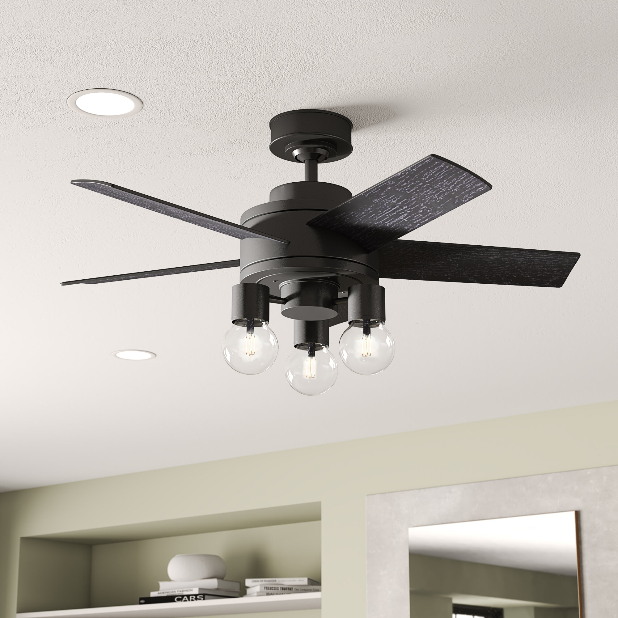 Hunter Fan Hardwick 44'' Ceiling Fan With Light Kit & Reviews 