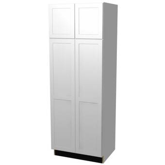 Arbor Creek Cabinets Platte Butt Doors Utility Pantry Cabinet