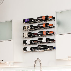 Vino Pin Series 1 Bottle Wall Mounted Wine Rack (Set of 2) by VintageView