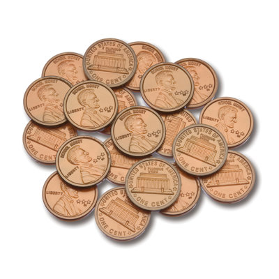 Plastic Coins  Pennies Learning Advantage