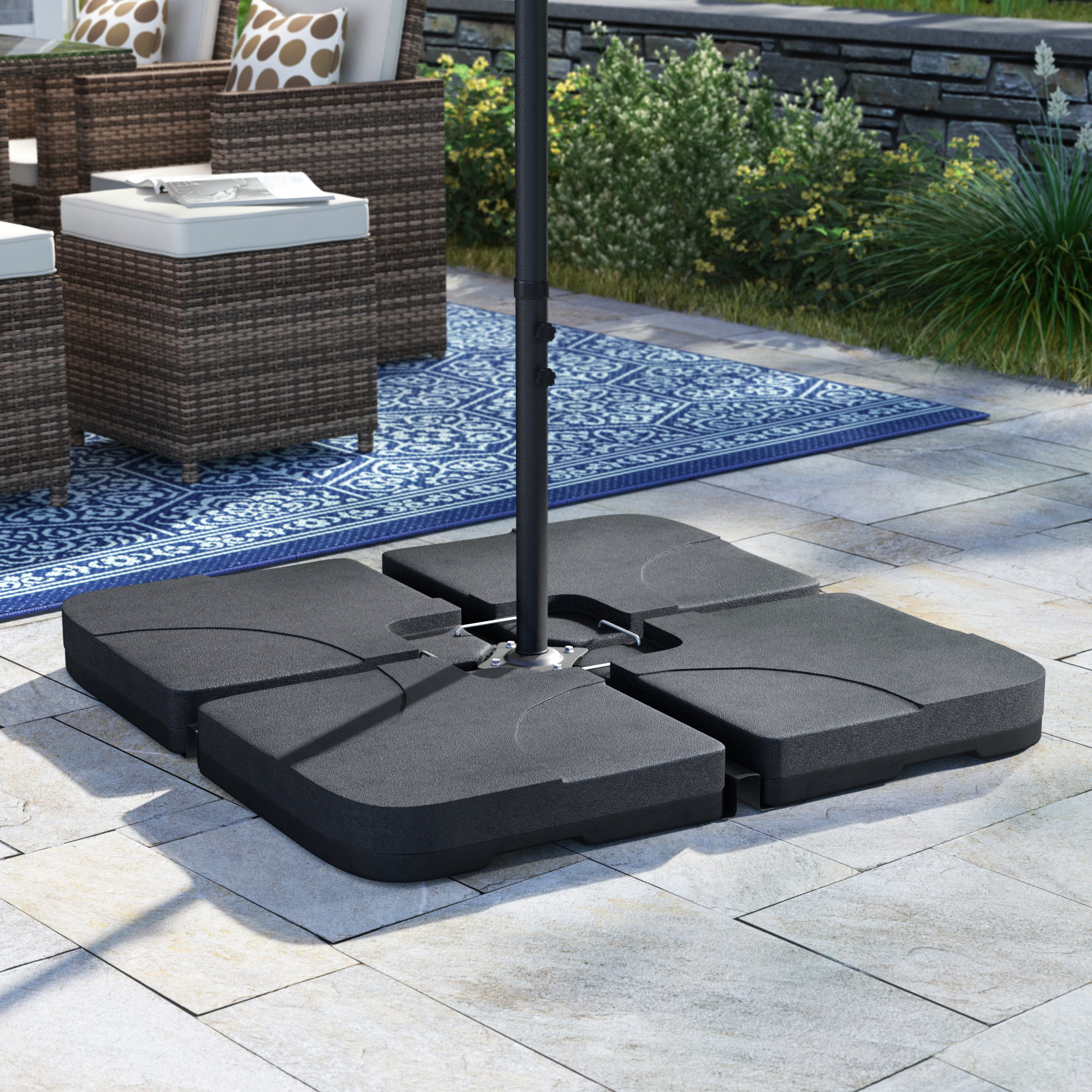 Plastic Resin Patio Umbrella Stands Bases You Ll Love In 2020 Wayfair