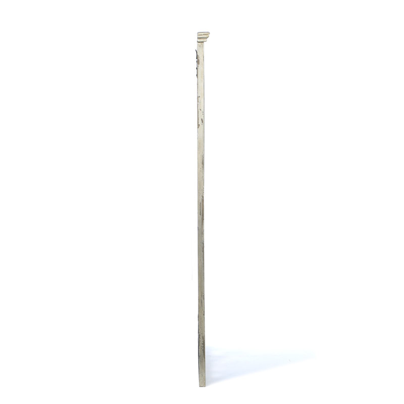 One Allium Way Gate White Wood And Metal Wall Decor Reviews