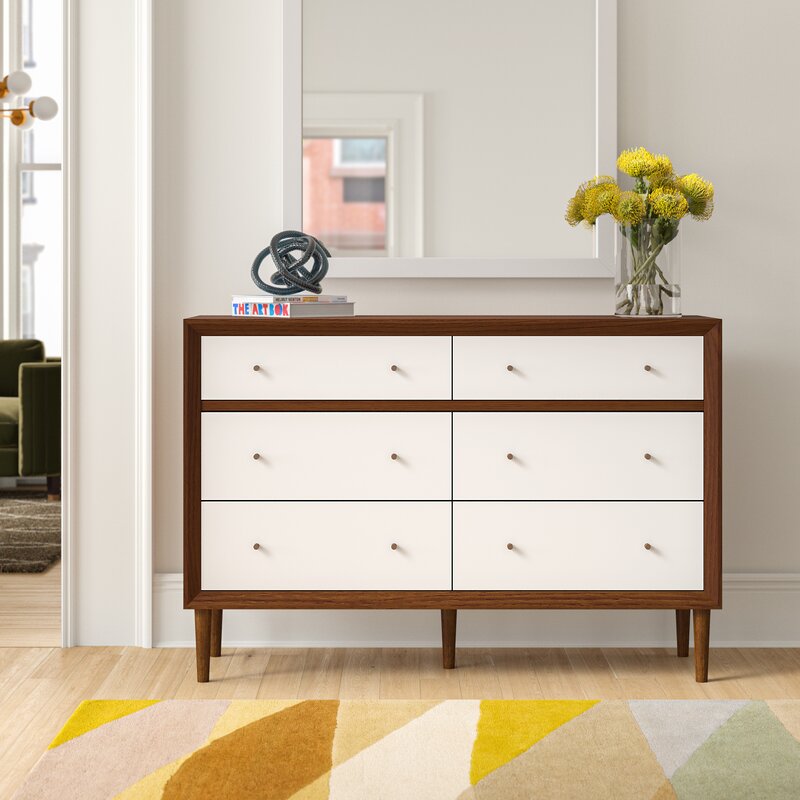 Foundstone Adelia 6 Drawer Double Dresser Reviews Wayfair