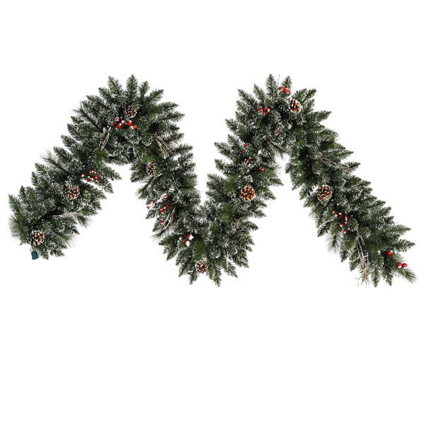 Christmas Stair Garland Wayfair Co Uk