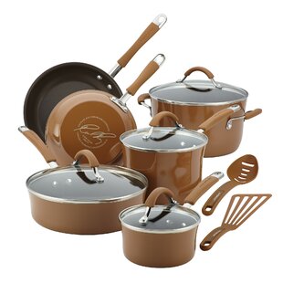 Can Be Fried Refined Iron. Pan Non-Stick Kitchen Pot with Three Sets Round Bottom Pot Can Be Soup Can Be Fried