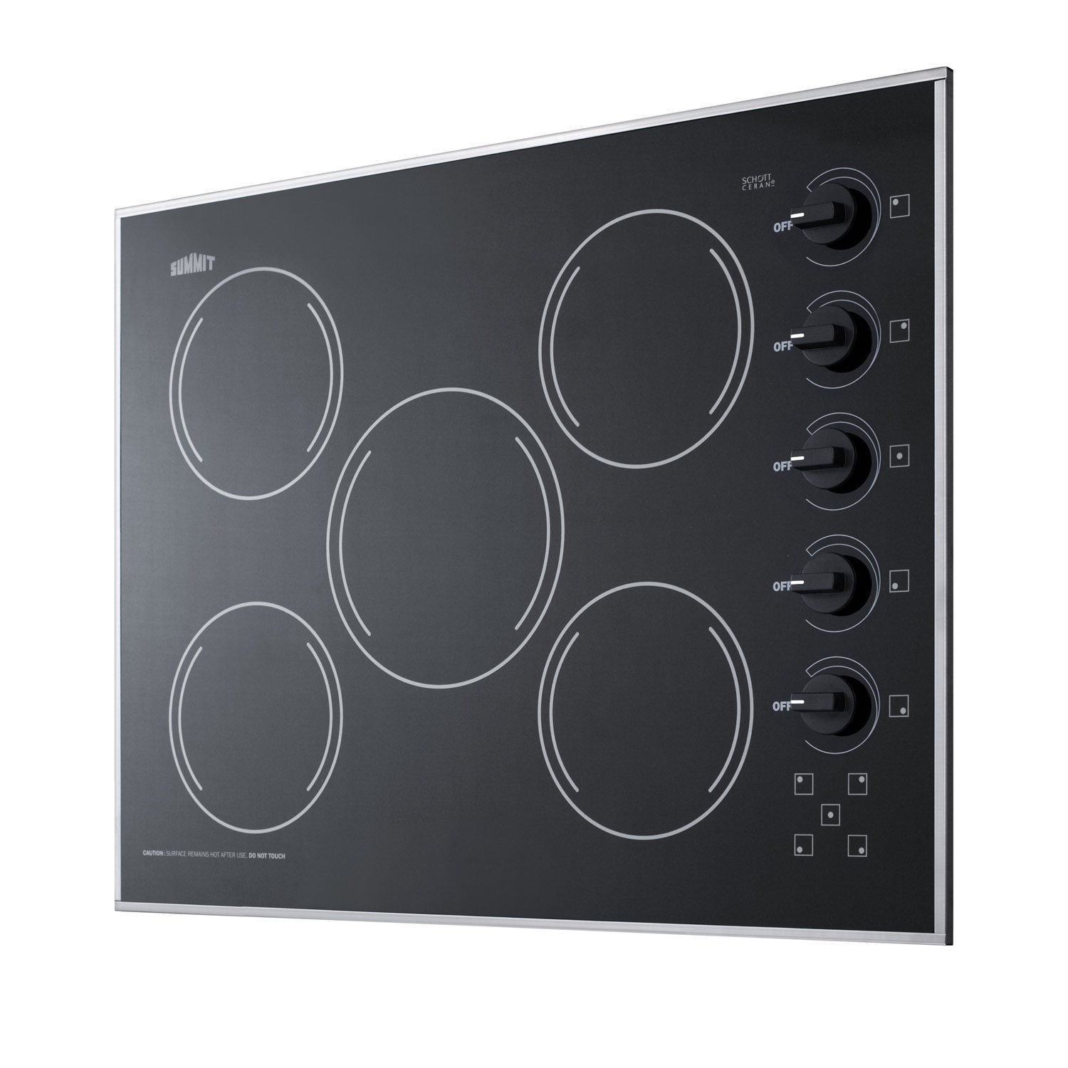 electric 4 burner cooktop