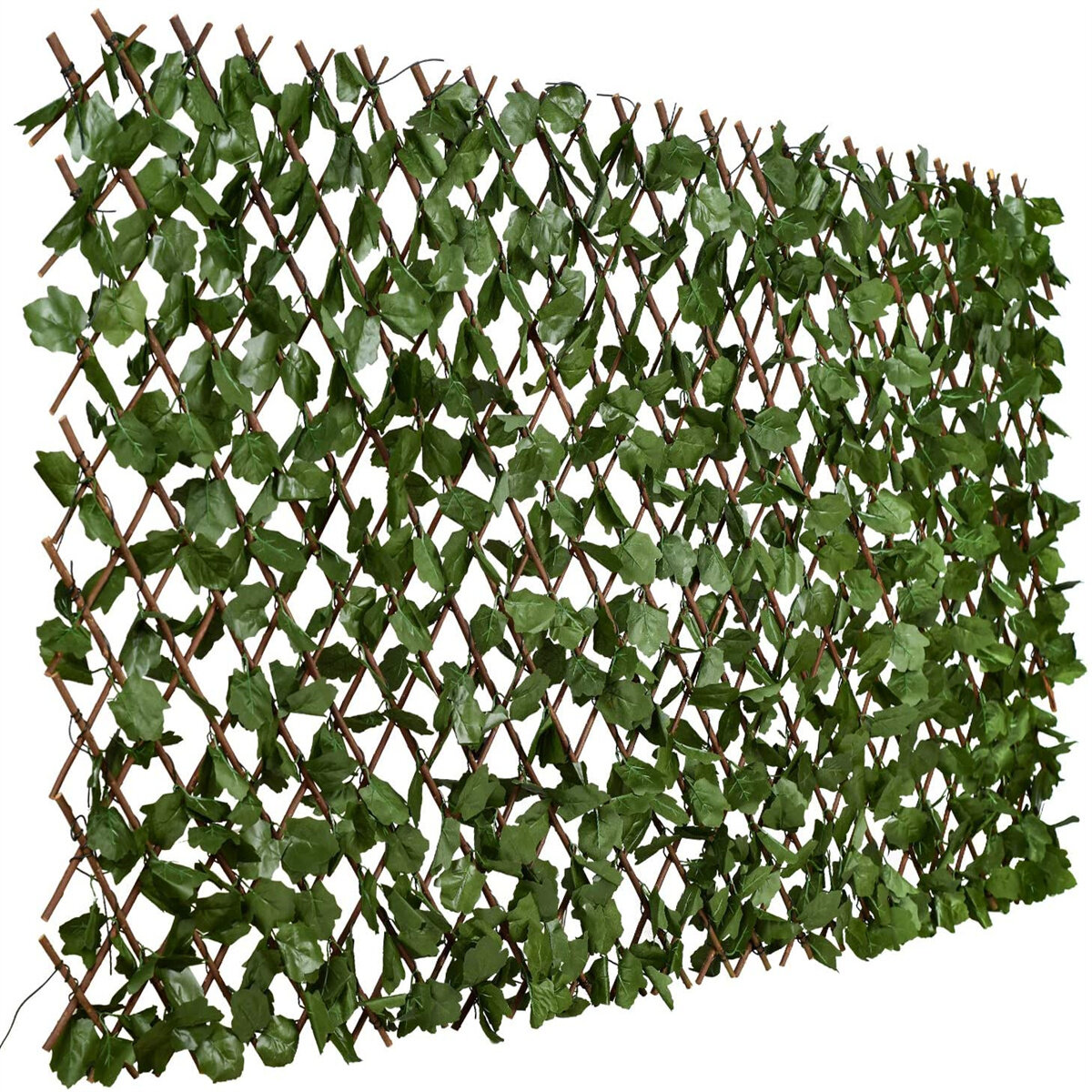 Faux Ivy Privacy Fence Screen Garden Patio Expandable Stretchable 11X47 22X120 