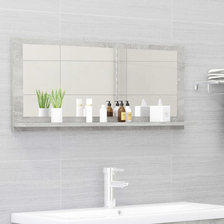 Wade Logan® Bathroom Mirror With Shelves & Reviews | Wayfair