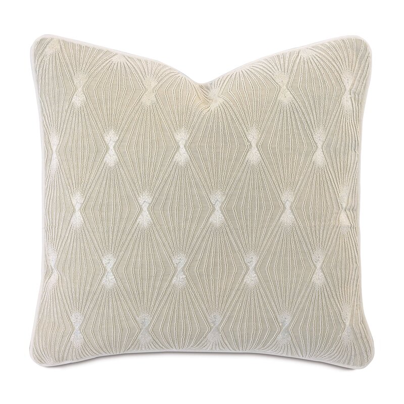 Eastern Accents Barclay Butera Palisades Embroidered Square Pillow ...