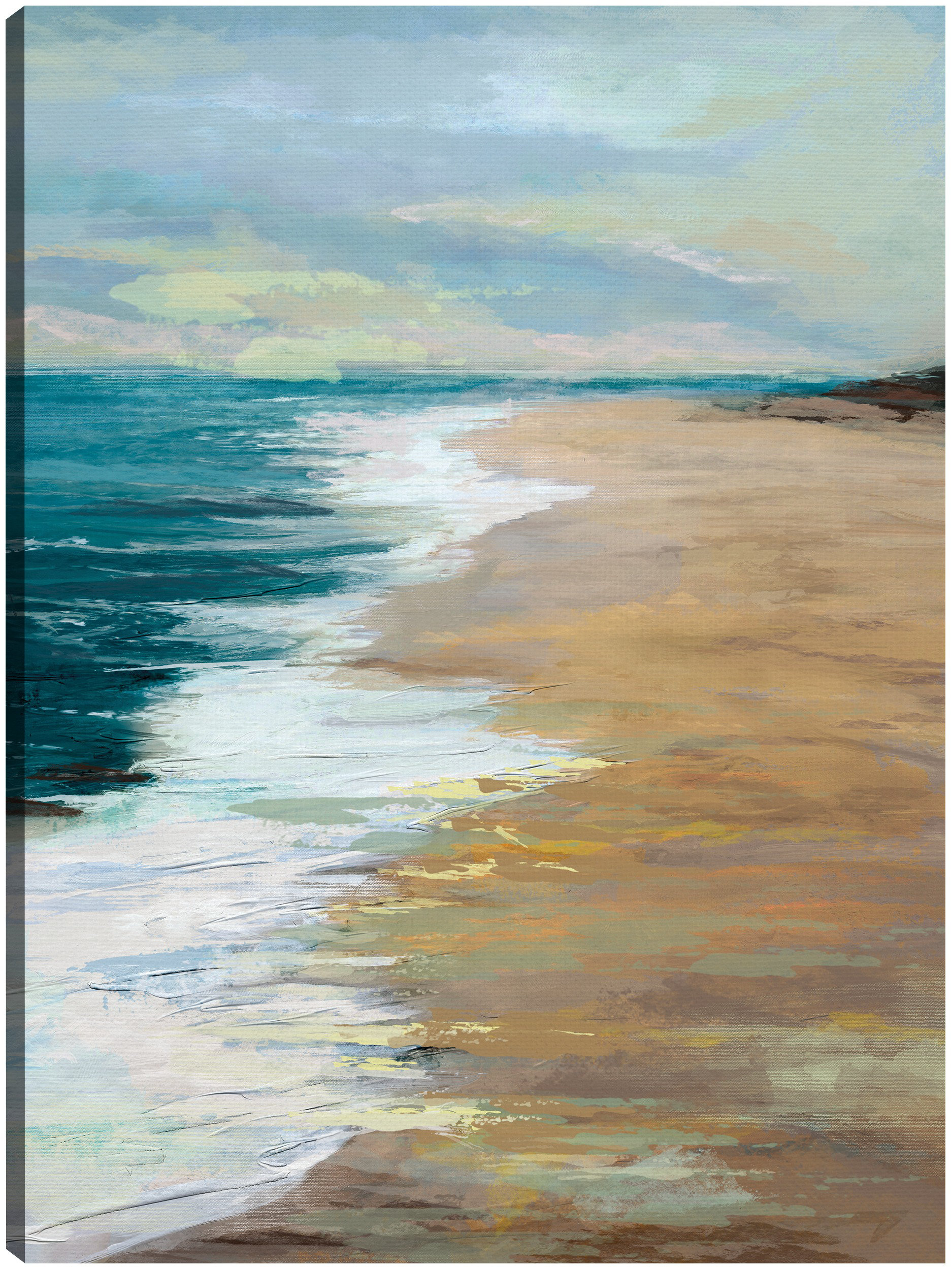Highland Dunes Shoreline Colors I By Studio Arts Canvas Art Print Wayfair