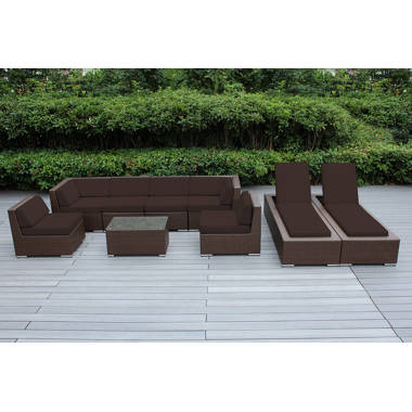 barneveld 7 piece sunbrella sectional