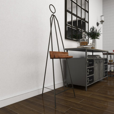 Golnar Black Metal Large Free Standing Adjustable Display Stand Easel