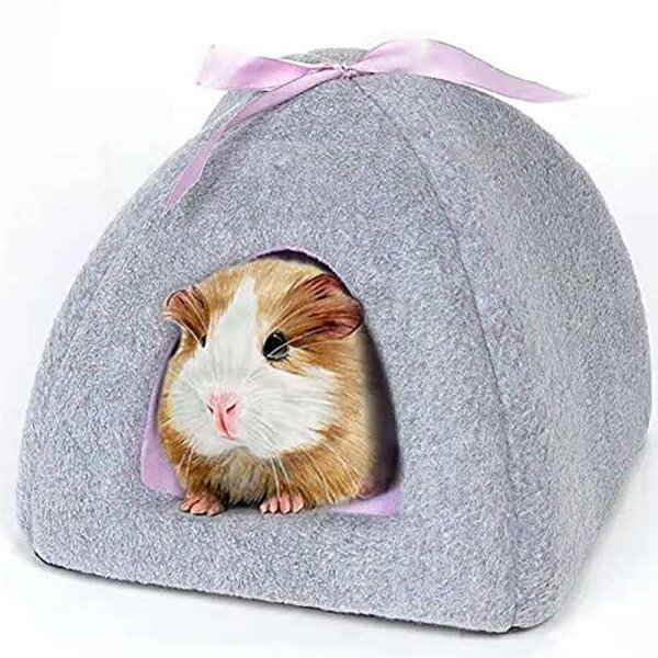 small animal bed cave warm cute nest for hamster guinea pig squirrel hedgehog BS 