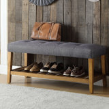 Warwickshire Wood Storage Bench