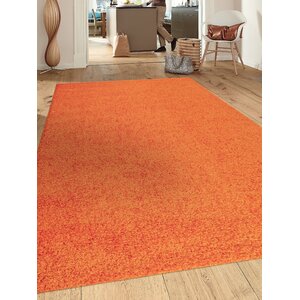 Caressa Orange Area Rug