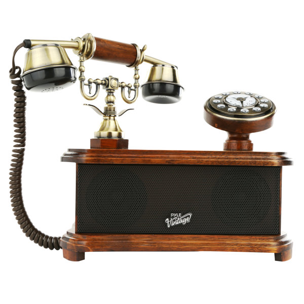 SereneLife Retro 2-in-1 Vintage Style Home Landline ...