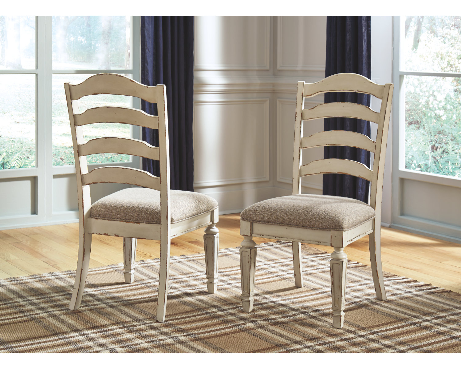 Ophelia Co Sara Ladder Back Side Chair In Off White Reviews Sara Ladder Back Side Chair