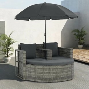 Outdoor Rattan Daybed Wayfair