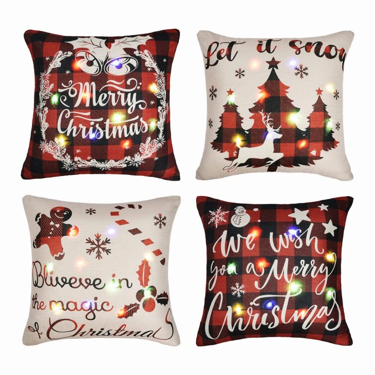 18/'/' Christmas Cushion Cover Xmas Throw Pillow Case Home Sofa Festival Decor