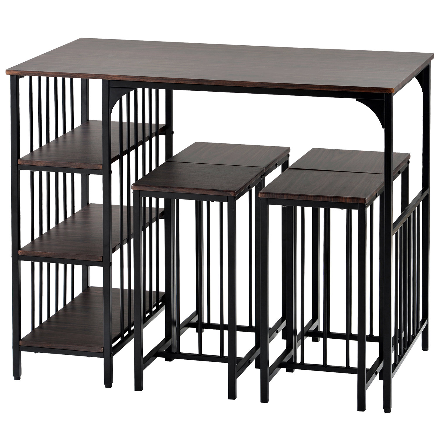17 Stories Burkburnett 5 Piece Counter Height Dining Set Wayfair